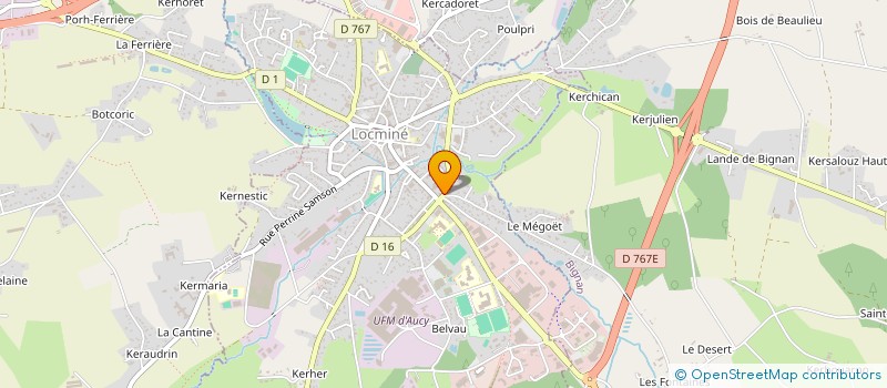 localisation de l'entreprise ECLATS DE VIGNE à LOCMINE