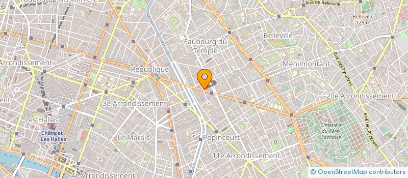 localisation de l'entreprise ECLATS DE VOIX ET COMPAGNIE  PARIS