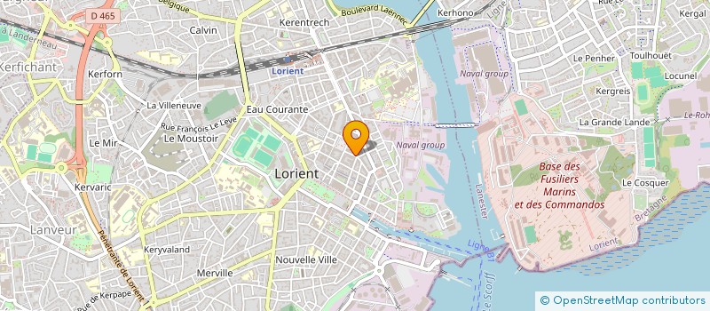 localisation de l'entreprise ECLATS DU MONDE FRANCE  LORIENT