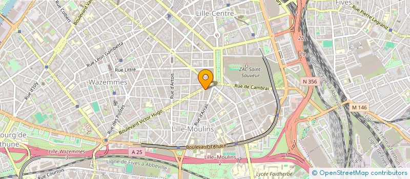 localisation de l'entreprise ECLATS ECOLE CLUB LILLOIS ASS TECHNIQUE SPORTIVE à LILLE
