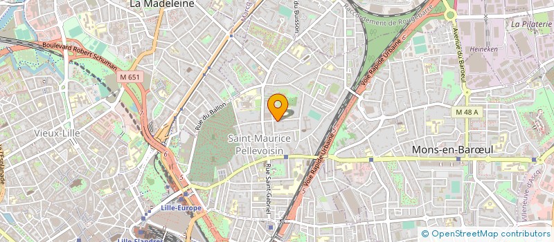 localisation de l'entreprise ECLATS INTERIEURS à LILLE