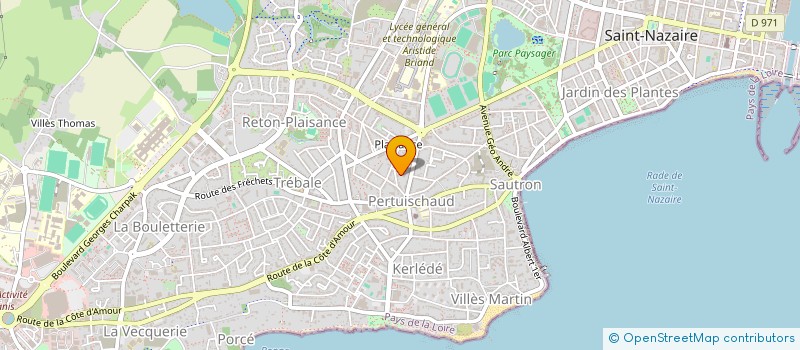 localisation de l'entreprise ECLATS SOLIDAIRES à SAINT-NAZAIRE