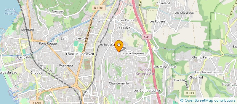 localisation de l'entreprise ECLAUSE  AIX-LES-BAINS