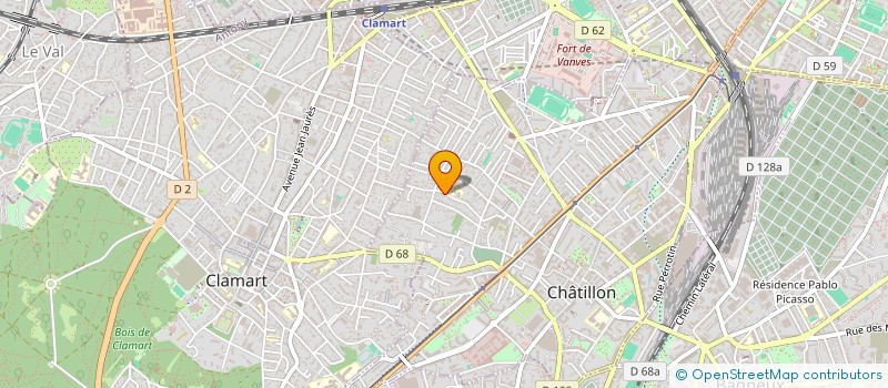 localisation de l'entreprise ECLECTIC à CHATILLON
