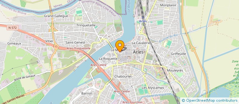 localisation de l'entreprise ECLECTIC LAND  ARLES