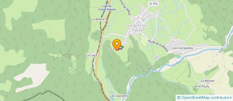 localisation de l'entreprise ECLECTIC WINES  LUS-LA-CROIX-HAUTE