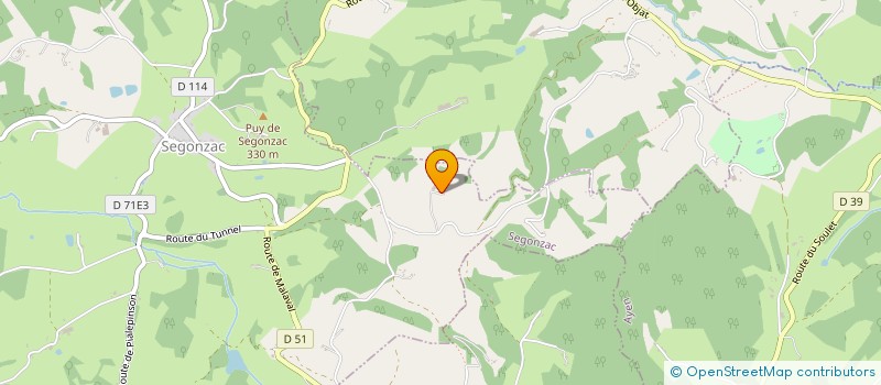 localisation de l'entreprise ECLECTICA-FESTIVAL  SEGONZAC