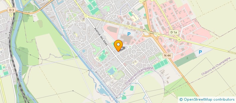 localisation de l'entreprise ECLECTISME  CHALONS-EN-CHAMPAGNE