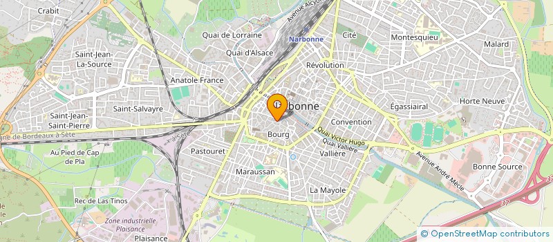 localisation de l'entreprise ECLECTISME GLOBAL  NARBONNE