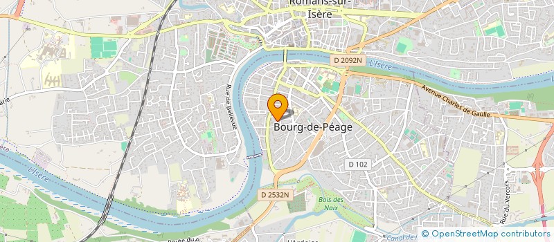 localisation de l'entreprise ECLECTIX  BOURG-DE-PEAGE