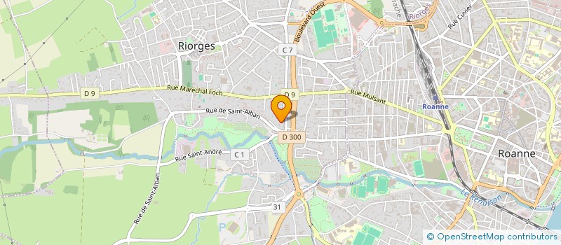 localisation de l'entreprise ECLERC à RIORGES