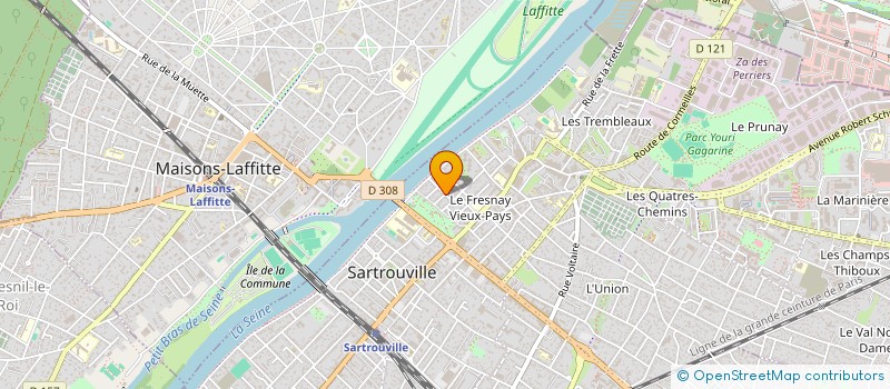 localisation de l'entreprise ECLEVIA à SARTROUVILLE