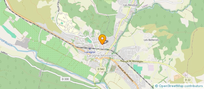localisation de l'entreprise ECLF COLLECTIVITES à LARAGNE-MONTEGLIN