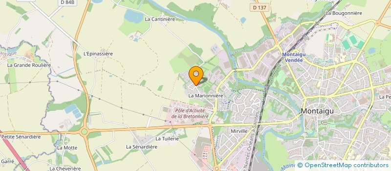 localisation de l'entreprise ECLIDES à MONTAIGU-VENDEE