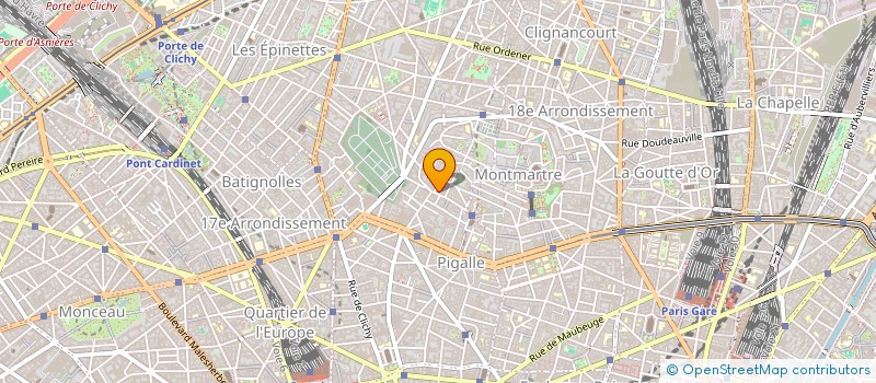 localisation de l'entreprise ECLIP'S à PARIS