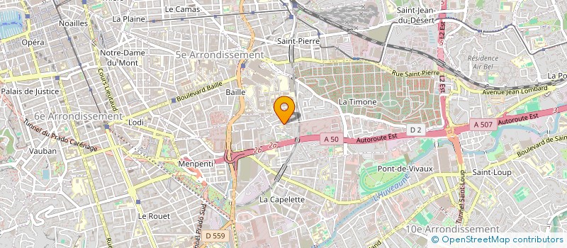 localisation de l'entreprise ECLIPS à MARSEILLE