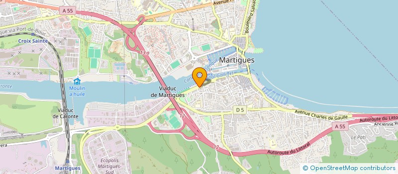 localisation de l'entreprise ECLIPS (ECHANGES CLINIQUES PLURIDISCIPLINAIRES) à MARTIGUES