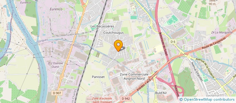 localisation de l'entreprise ECLIPSE 2000  SORGUES