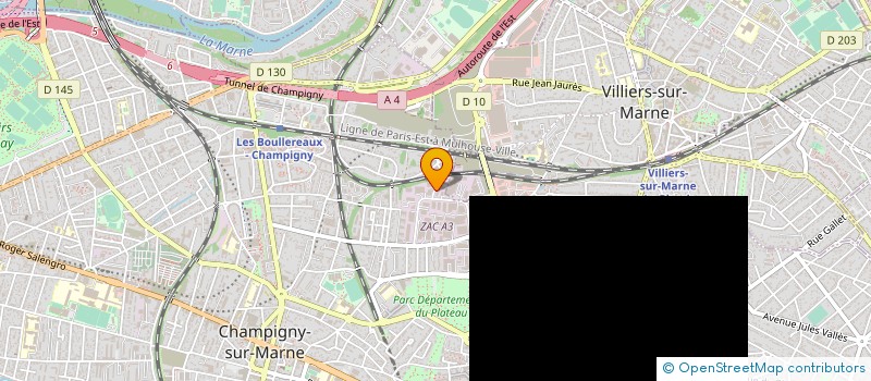 localisation de l'entreprise ECLIPSE à CHAMPIGNY-SUR-MARNE
