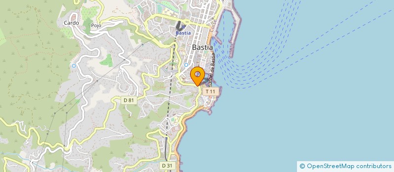 localisation de l'entreprise ECLIPSE à BASTIA