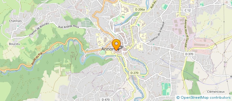 localisation de l'entreprise ECLIPSE  ANNONAY