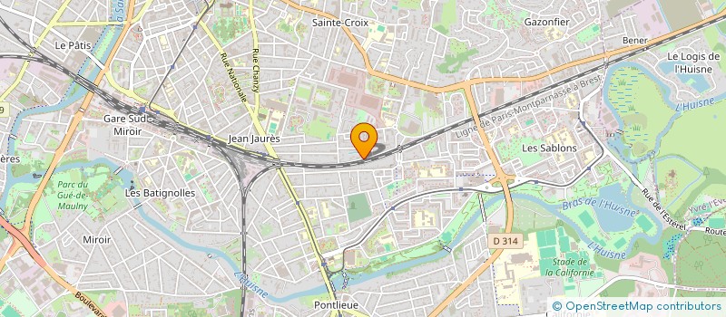 localisation de l'entreprise ECLIPSE  LE MANS