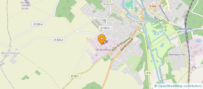 localisation de l'entreprise ECLIPSE à PIERRES