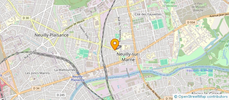 localisation de l'entreprise ECLIPSE à NEUILLY-SUR-MARNE