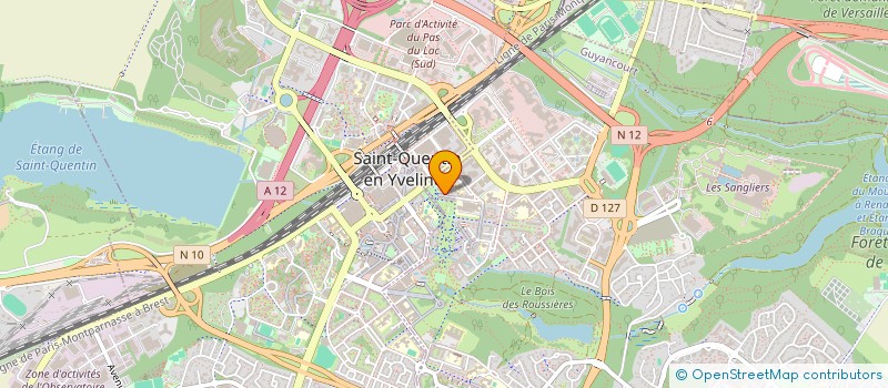 localisation de l'entreprise ECLIPSE  GUYANCOURT