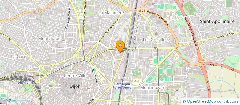 localisation de l'entreprise ECLIPSE à DIJON