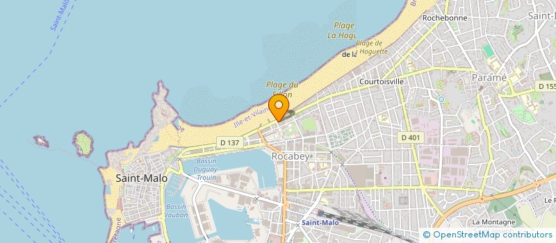 localisation de l'entreprise ECLIPSE à SAINT-MALO