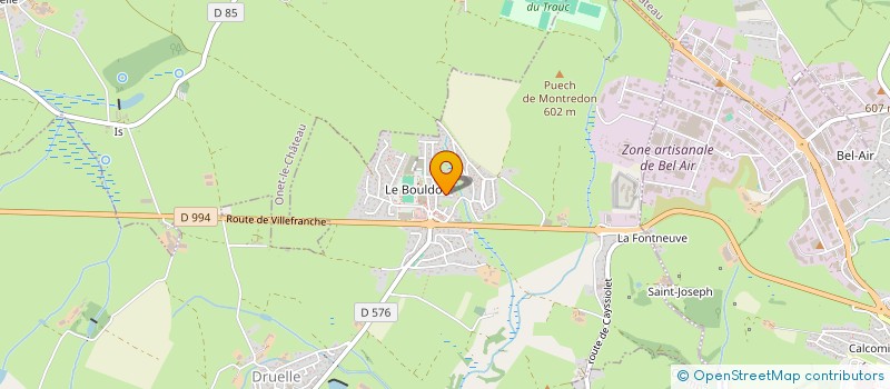 localisation de l'entreprise ECLIPSE  DRUELLE BALSAC