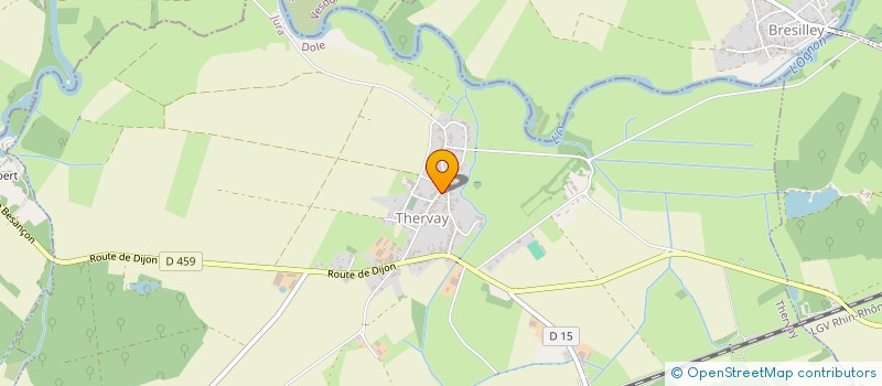 localisation de l'entreprise ECLIPSE  THERVAY