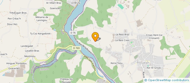 localisation de l'entreprise ECLIPSE AERO à MORLAIX