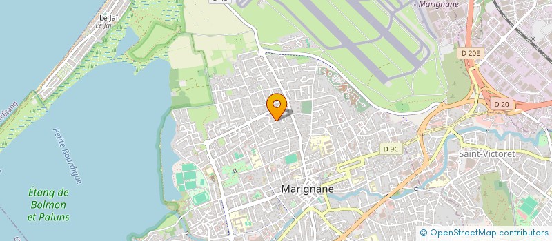 localisation de l'entreprise ECLIPSE ALARME  MARIGNANE