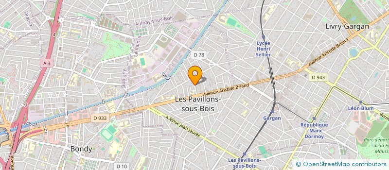 localisation de l'entreprise ECLIPSE AUTO à LES PAVILLONS-SOUS-BOIS