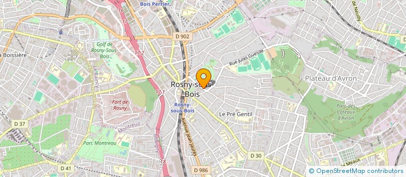 localisation de l'entreprise ECLIPSE CAMERA à ROSNY-SOUS-BOIS