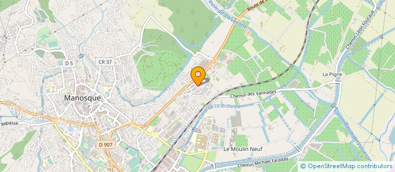localisation de l'entreprise ECLIPSE D OR à MANOSQUE