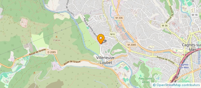 localisation de l'entreprise ECLIPSE ET SARBACANE à VILLENEUVE-LOUBET