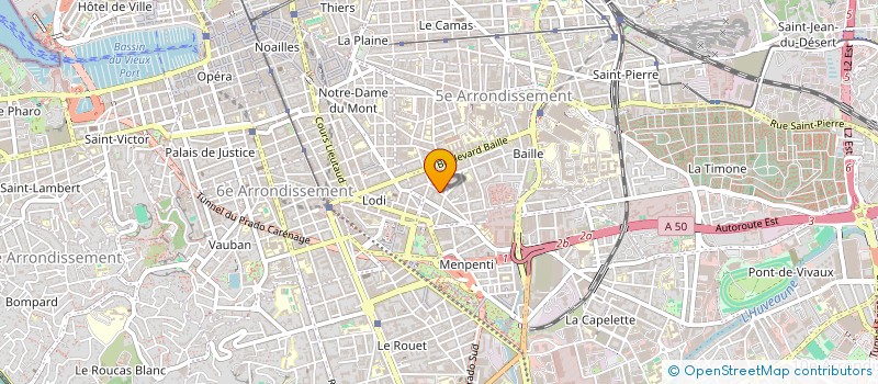 localisation de l'entreprise ECLIPSE EVT à MARSEILLE