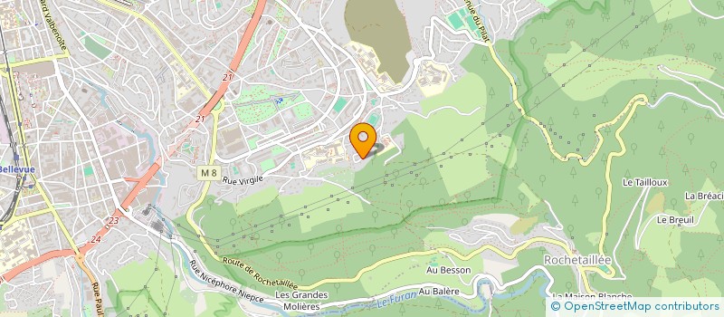 localisation de l'entreprise ECLIPSE GROUPE  SAINT-ETIENNE