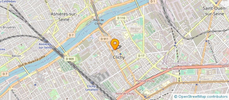localisation de l'entreprise ECLIPSE - INVEST à CLICHY