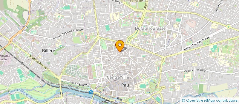 localisation de l'entreprise ECLIPSE KLUB PAU 64 à PAU