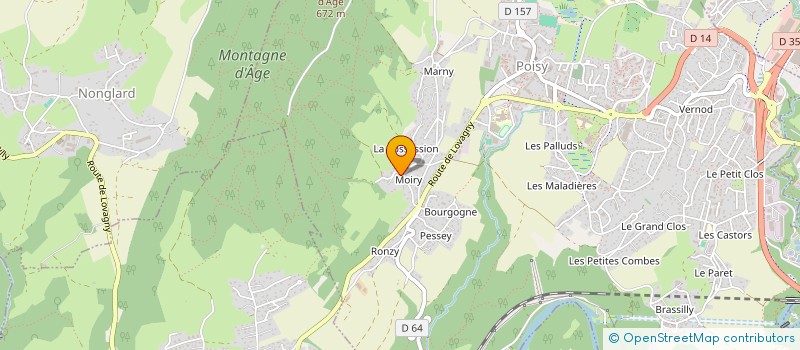 localisation de l'entreprise ECLIPSE&NEBULA  POISY