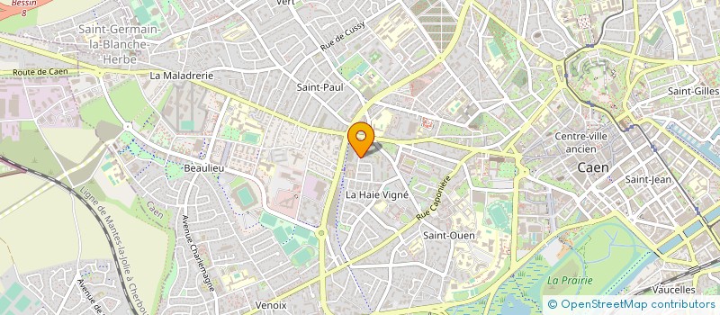 localisation de l'entreprise ECLIPSES à CAEN
