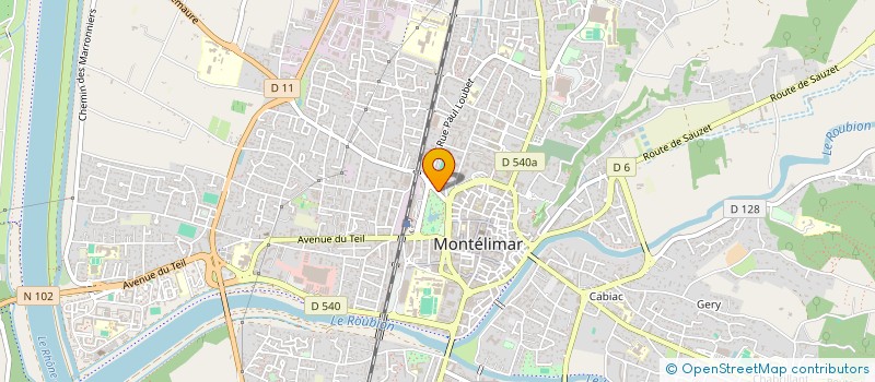 localisation de l'entreprise ECLISSE à MONTELIMAR