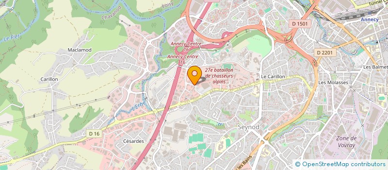 localisation de l'entreprise ECLLAT à ANNECY