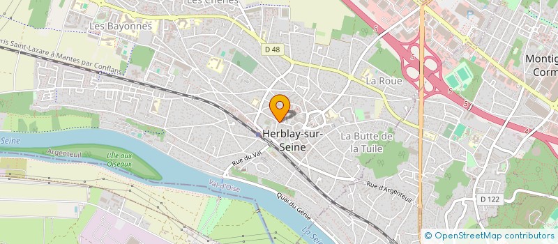 localisation de l'entreprise ECLM  HERBLAY-SUR-SEINE