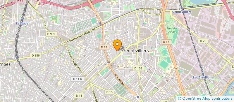 localisation de l'entreprise ECLOMONDO  GENNEVILLIERS