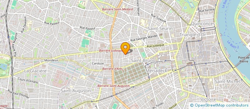 localisation de l'entreprise ECLORA  BORDEAUX